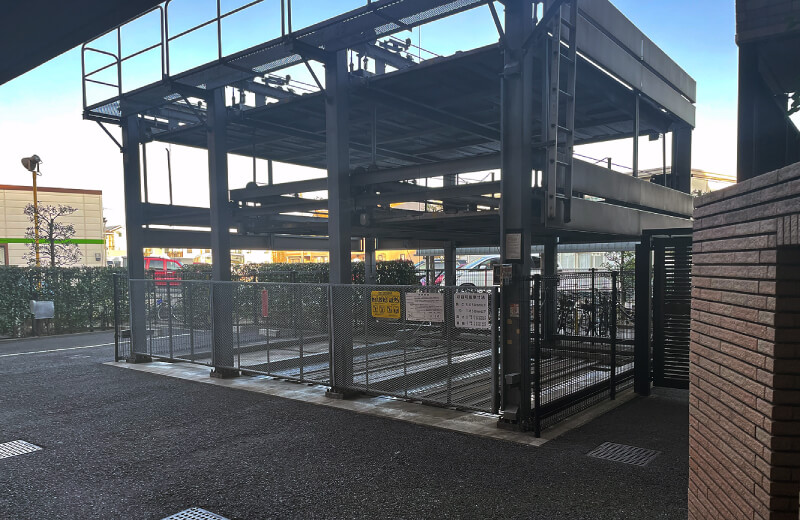 画像：機械式駐車場がある状態
